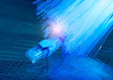 yüksek teknolojili ağ kablosu renk arkaplanı
