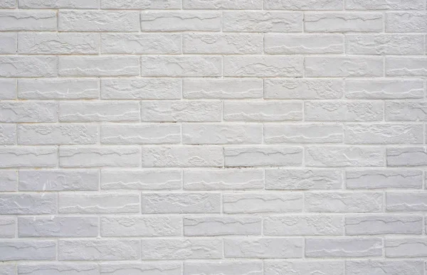 White Brick Wall Texture Background — Stock Photo, Image