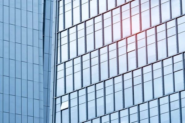 Edificio Moderno Fachada Vidrio Fondo Negocios —  Fotos de Stock