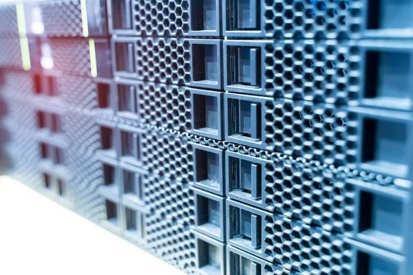 Panel Modern Servers Data Center Vertical — Stock Photo, Image