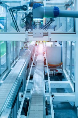 Robot sapının sapına robotik pnömatik girdi