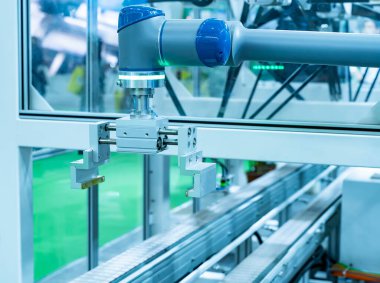 Robot sapının sapına robotik pnömatik girdi