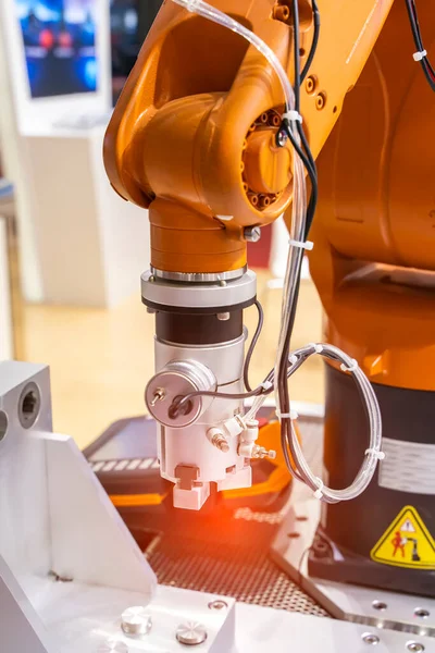 Automatisk Robot Smart Fabrik Monteringslinje — Stockfoto