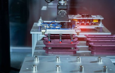 Robot sapının sapına robotik pnömatik girdi