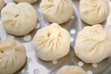 Dim sum köfte geleneksel buns