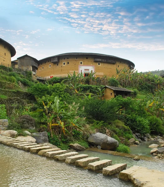 La Torre della Terra di Hakka ha una lunga storia — Foto Stock