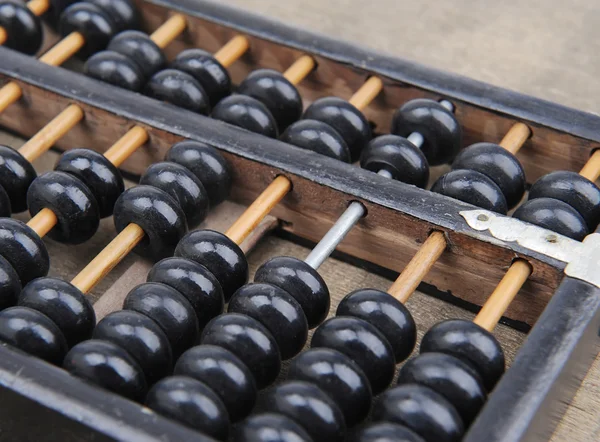 Chiński abacus oznaczają symbole — Zdjęcie stockowe