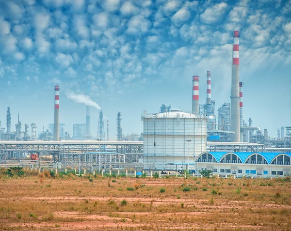 Gas processing factory — Stock Photo, Image