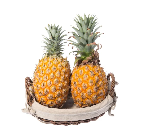 To ananas – stockfoto