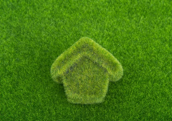 Arquitetura casa verde — Fotografia de Stock