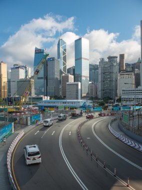 Hong Kong 'daki modern gökdelenler