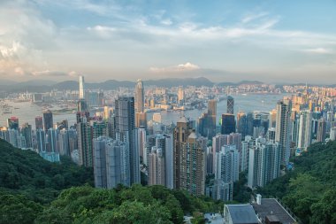 Hong Kong Victoria Peak görüntülendi