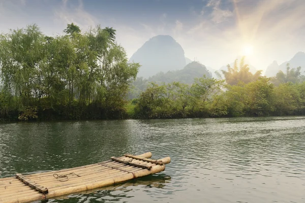 Paesaggio a Yangshuo Guilin, Cina — Foto Stock