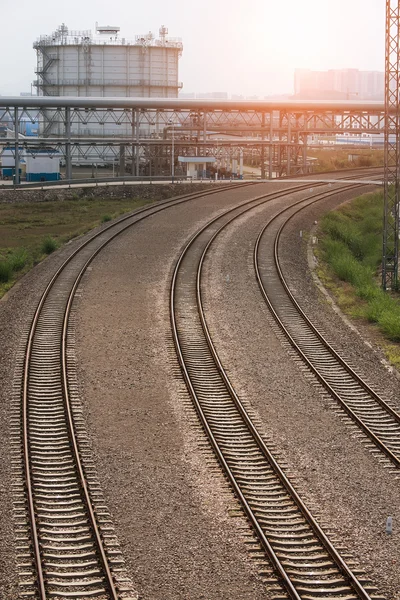 Rail Road Tracks — Stock Photo, Image