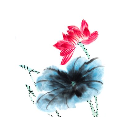  Bir Lotus Çin resim