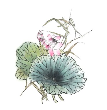  Bir Lotus Çin resim