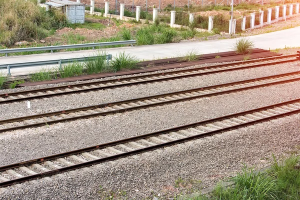 Carreteras ferroviarias — Foto de Stock