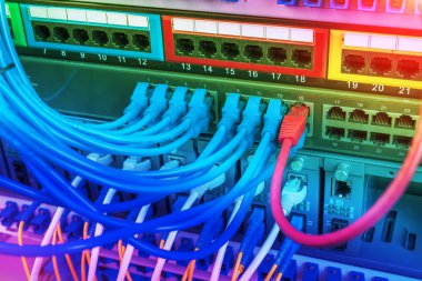 Ağ anahtarı ve ethernet kabloları, Veri Merkezi Konsepti.