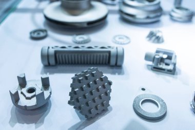 Metal 3d yazıcıya yazdırılan nesne