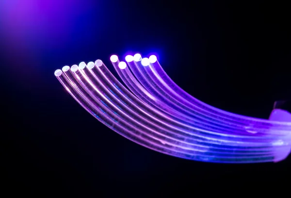Internet technologia włókna światłowodowe tło — Zdjęcie stockowe