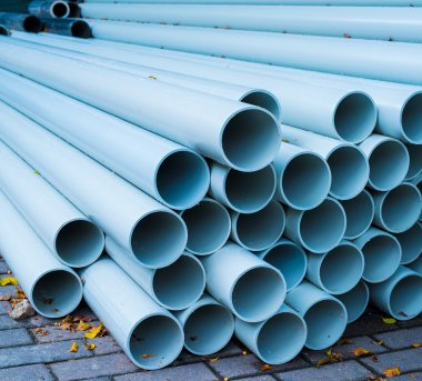 PVC boru yakın çekim