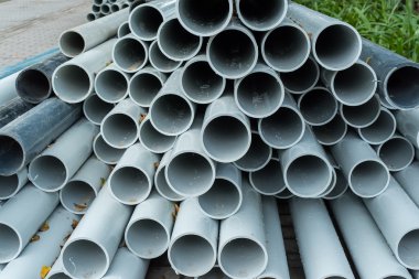 PVC boru yakın çekim