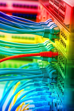 ağ çekirdeğine bağlanan ağ kablosu kapatılıyor