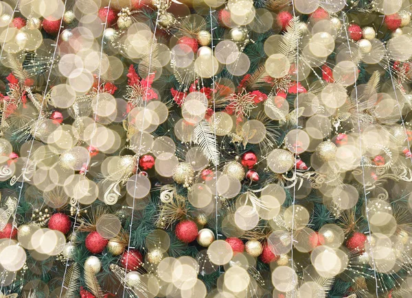Абстрактний круглий боке фон різдвяного світла — стокове фото