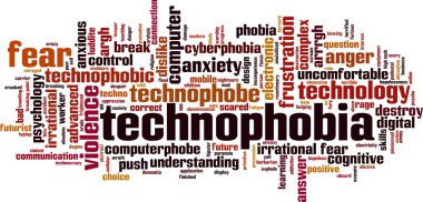 Technophobia kelime bulutu