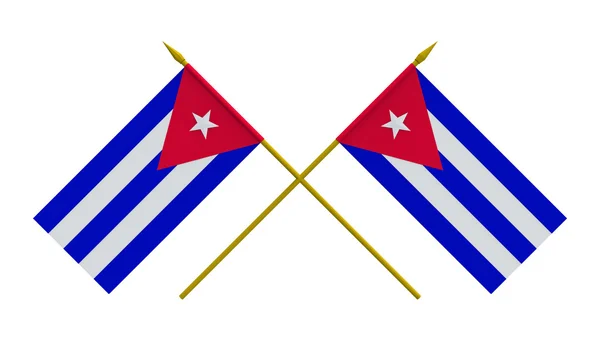 Banderas Nacionales, Cuba — Foto de Stock