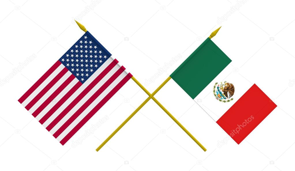 Imágenes: banderas de mexico y usa | Banderas, México y Estados Unidos