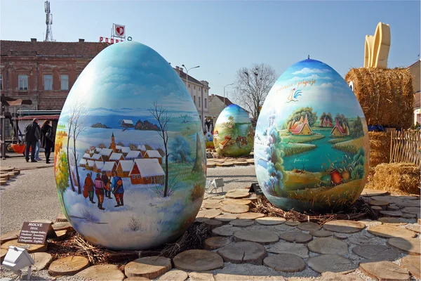 Easter eggs, Koprivnica — Stock Photo, Image