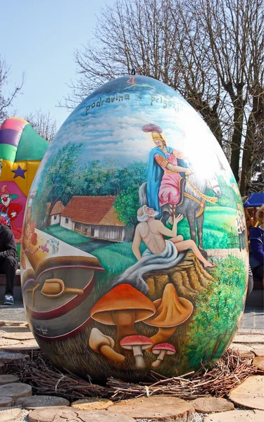 Пасхальные яйца, Koprivnica — стоковое фото