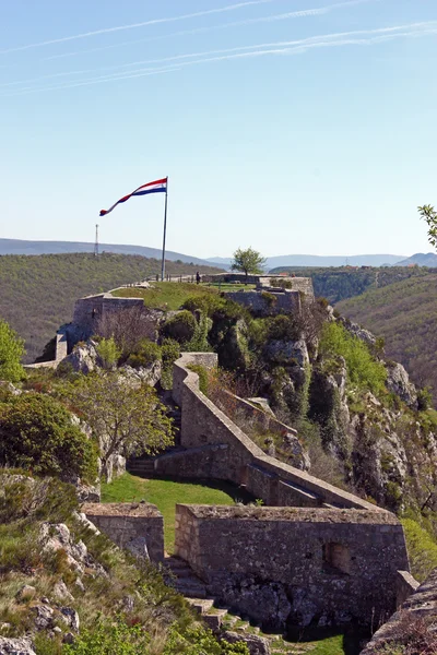 Книнская крепость, Хорватия — стоковое фото