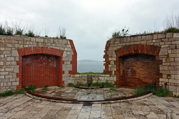 Détail de la forteresse Saint-Nicolas, Sibenik — Photo