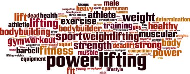 Powerlifting kelime bulutu