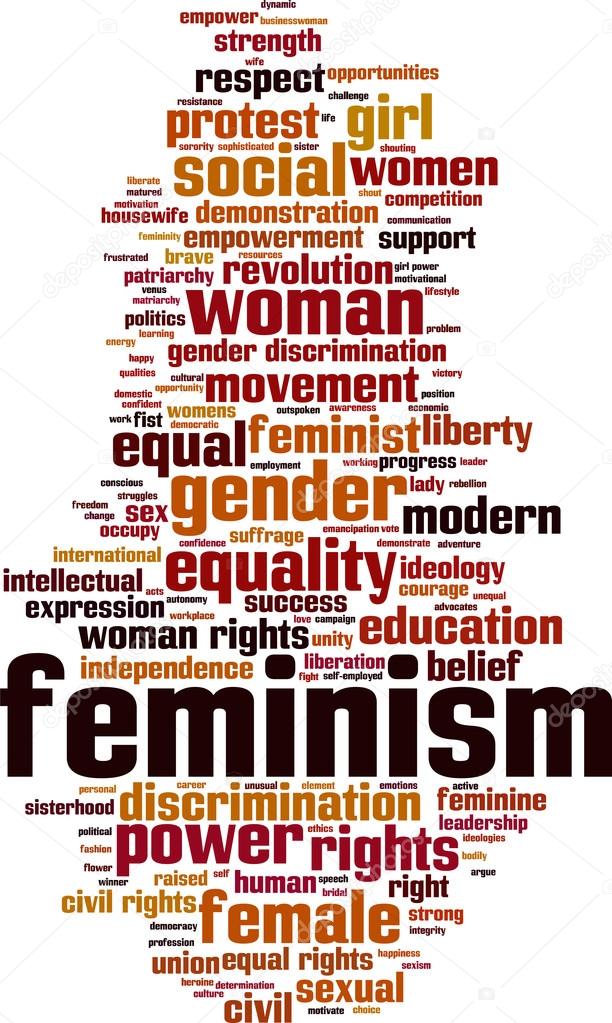 Féminisme mot nuage Vecteur par ©Boris15 110485066