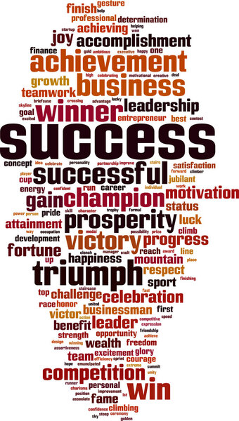 Success word cloud
