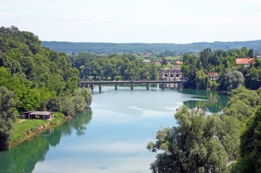 Kupa Nehri, Ozalj kaleden görünümü