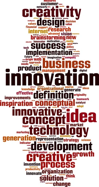 Innovation word cloud — Stock Vector