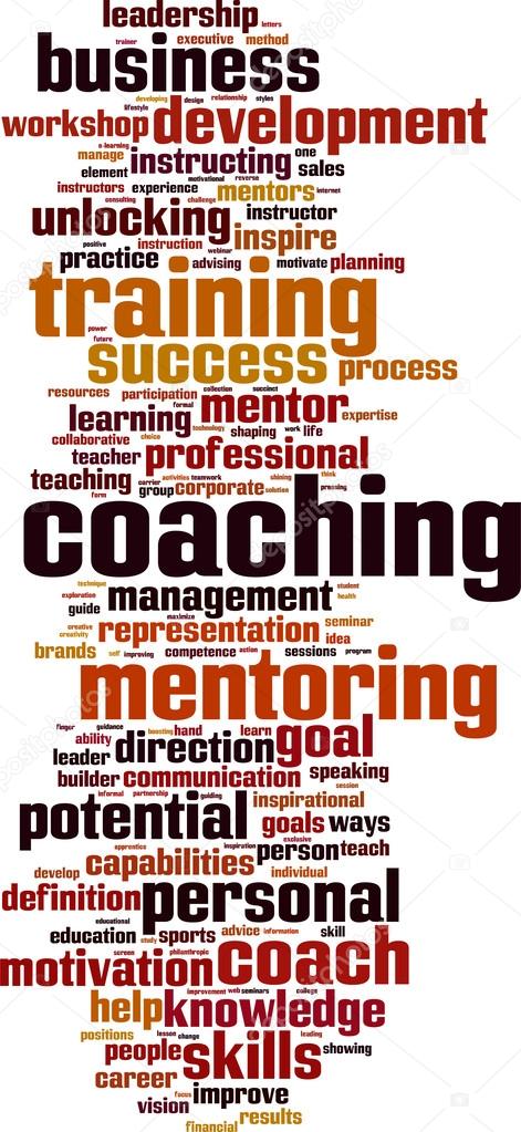 Coaching word cloud