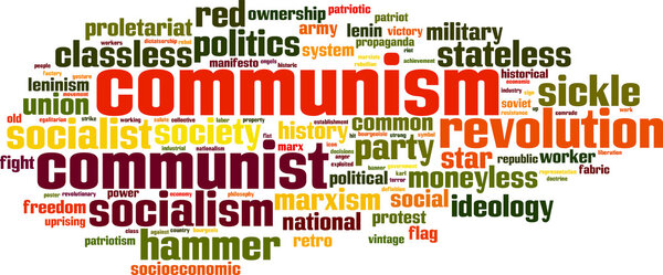 Communism word cloud