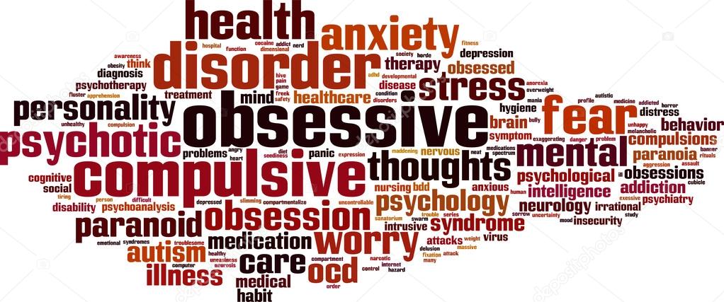 Obsessive word cloud