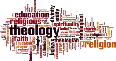 Theology word cloud clipart