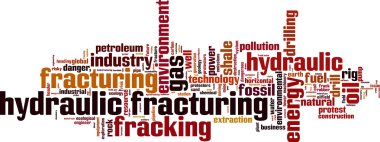 Hydraulic Fracturing word cloud clipart