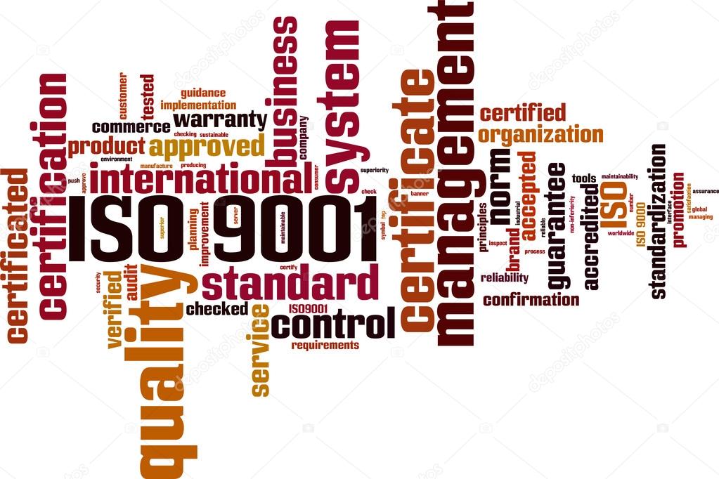 ISO 9001 word cloud