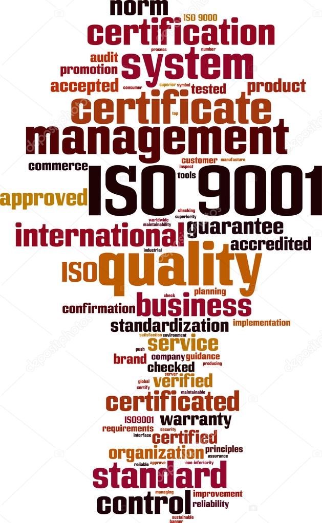 ISO 9001 word cloud