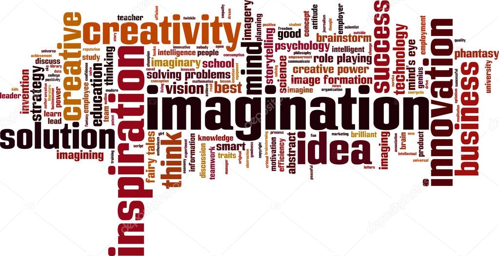 Imagination word cloud