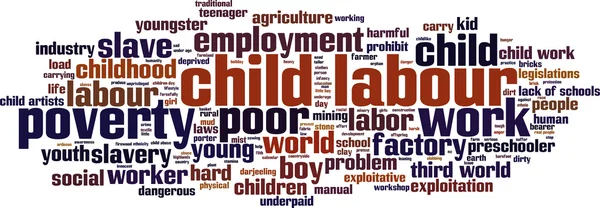 Детский труд — стоковый вектор