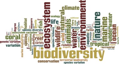 Biyolojik çeşitlilik kelime bulutu